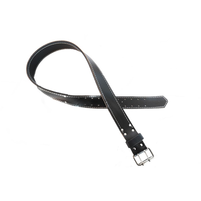 Lined leather belt 2'' 