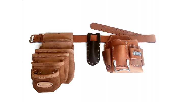 Ensemble complet DURAcuir - sac porte-outils DROIT avec ceinture